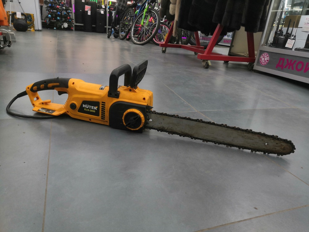 Цепная электропила huter